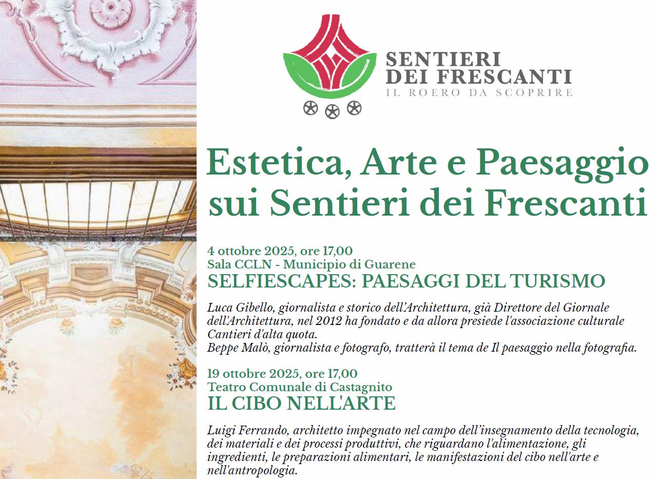 Rassegna ESTETICA, ARTE e PAESAGGIO sui Sentieri dei Frescanti